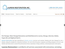 Tablet Screenshot of laurensrestoration.com